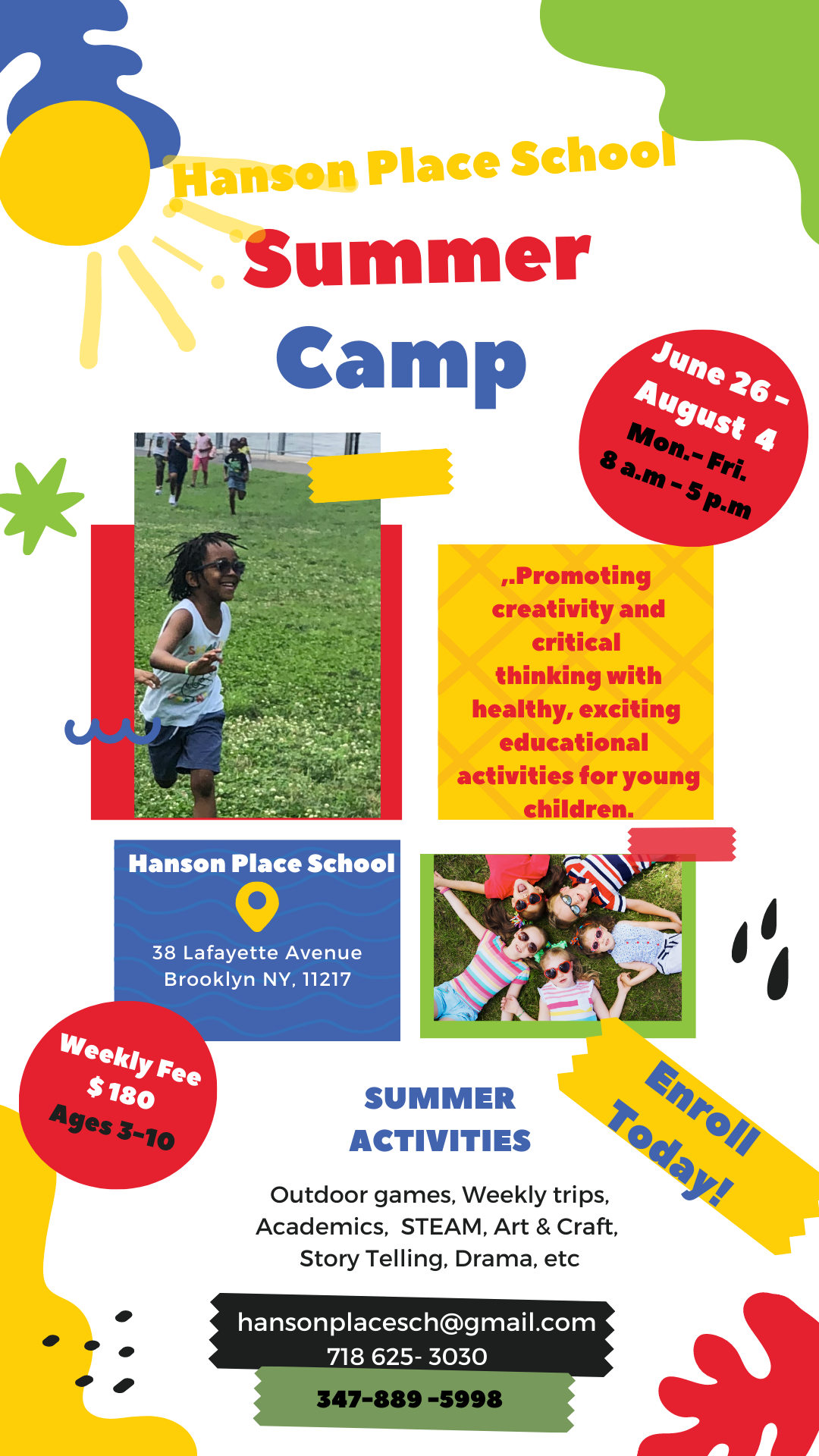 Summer Camp Poster 2023